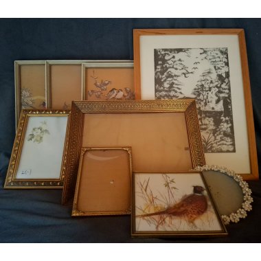 Billede af forskellige billeder og rammer