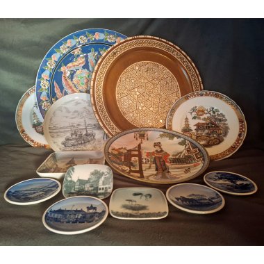 Billede af et udvalg af platter