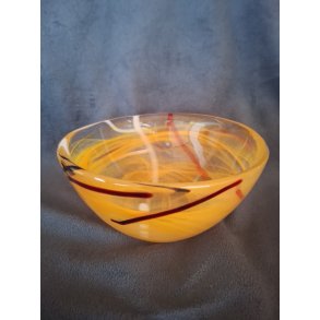 Kosta Boda sk�l orange