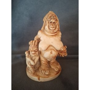 Troldemor figur alabast