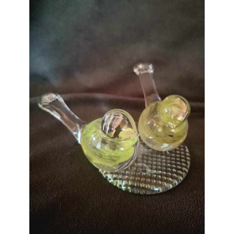 Holmegaard Glasv�rk fugle-figur