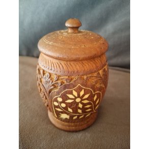 Indisk krukke i tr� med l�g