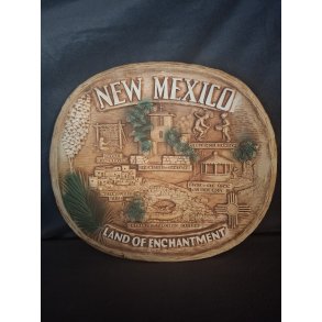 New Mexico Souvenir plade