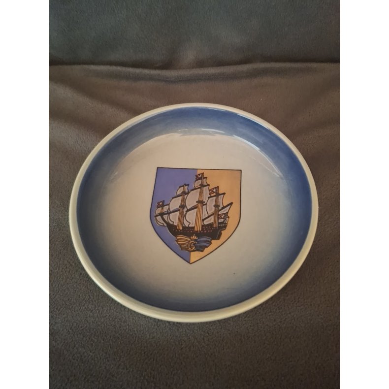 S�holm sk�l med skibsmotiv