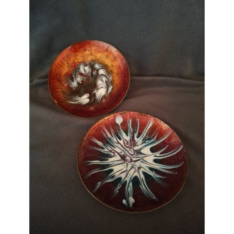 2 norske emalje sk�le