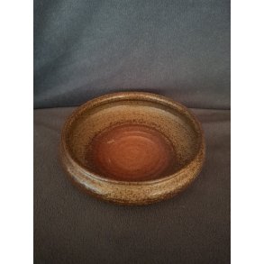 Brun keramik sk�l