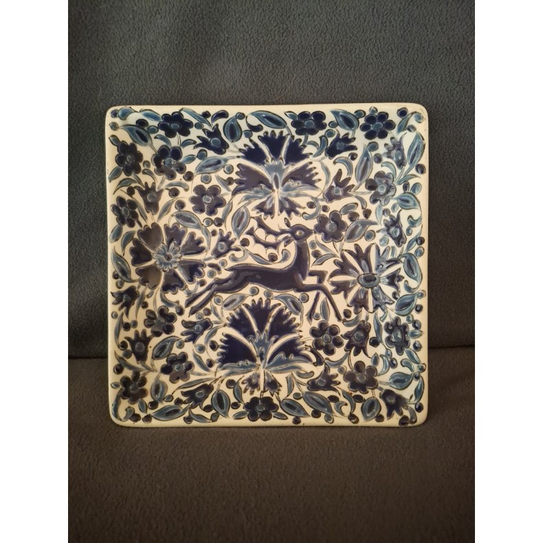 Lille gr�sk keramik fad