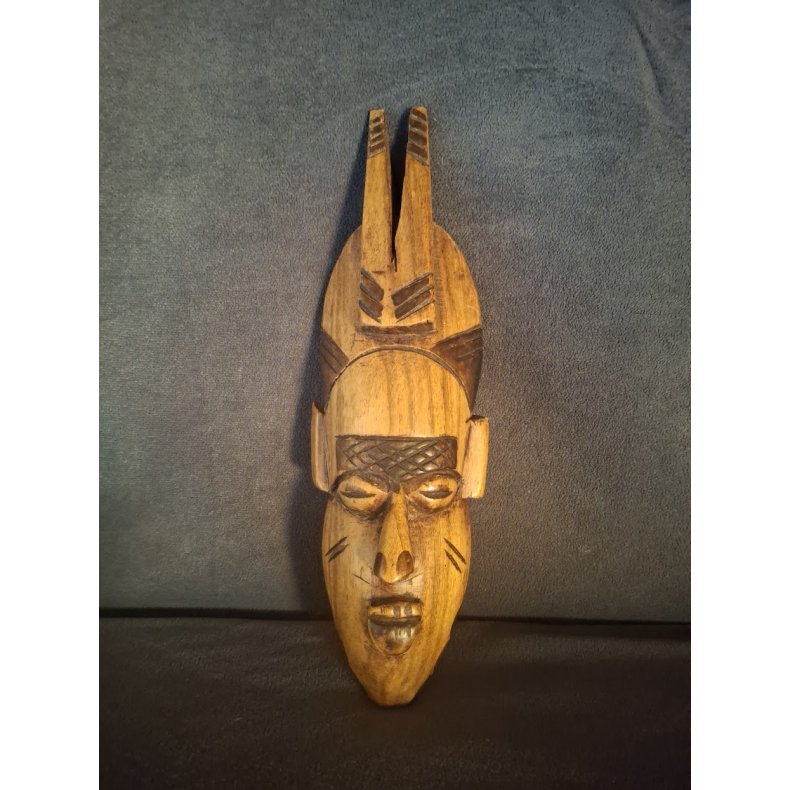 Afrikansk maske i tr�