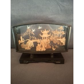 Kork diorama fra Kina