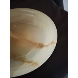 Sk�l/opsats i onyx natursten