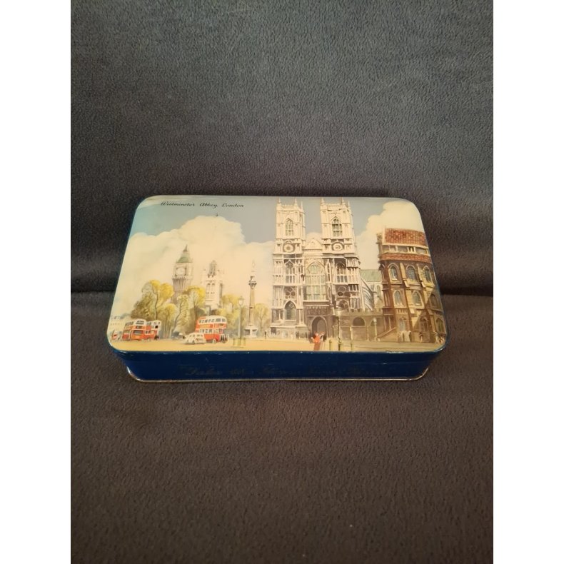 Vintage �ske i metal Bluebird Toffee