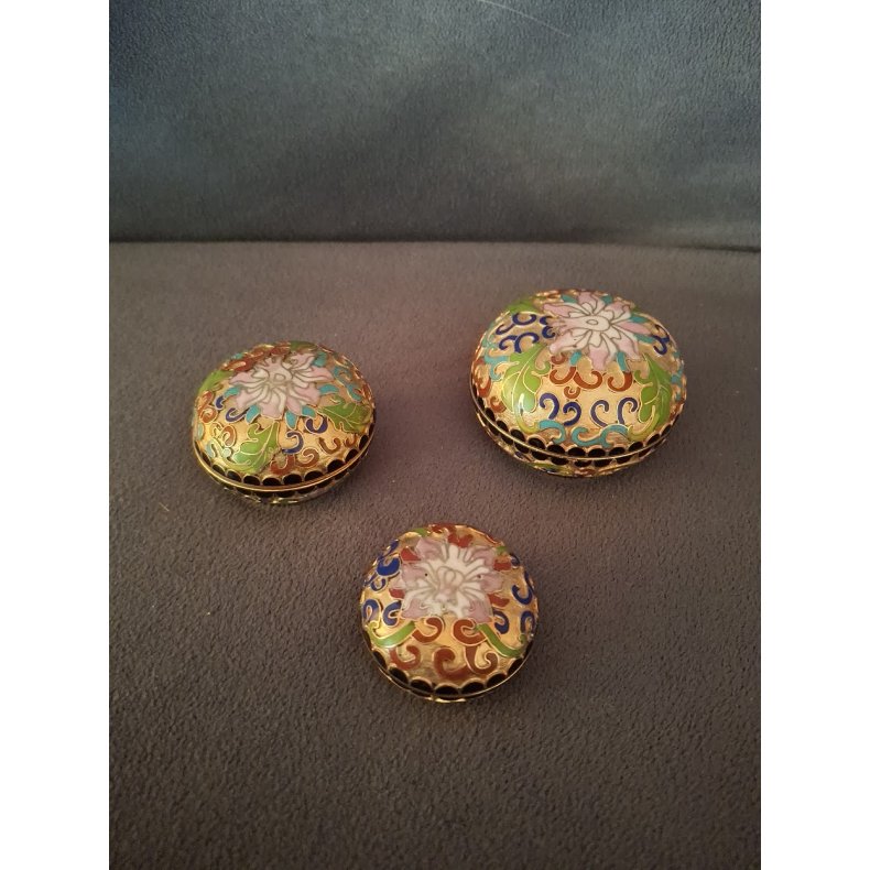 kinesiske cloisonn� skrin